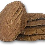 Gomay Kande/Upale/Cakes (Packet Of 5 Cakes) | Size 18 X 3 Cm | Weight 1Kg | 100% Natural Handmade Gir Cow Dung Cakes For Pooja, Hawan, Etc.. - Pure Gir Cow