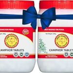 Shri Ganesh Premium Camphor Tablets 1KG (500g X 2 Jars)