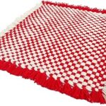 CRM TRADERS Woolen Puja Aasan Mat for Prayers - Handmade Decorative Pooja Mat 18 x 18 inch - Multicolour