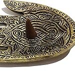 Pure Source India. Aluminium Agarbatti Holder, Dhoop Cone Holder, (5.25-inches Long and 3.25-inch Dia)