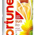 Fortune Sunlite Refined Sunflower Oil, 870gm Pouch (Weight May Vary)
