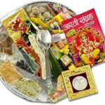 ME & YOU Pooja Thali for Navratri Puja, Diwali, Dusshera- Pooja Items for Navratri Special, Ganesh Chauth, Durga Pooja, Kirtan | Hawan Samagri, Housewarming Pooja | (Pack 33)