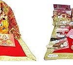 V Vrinde Navratri Pooja samagri kit with one 4 inch Murti(34 Items)