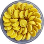 R Wellness ® Big Ghee Diya for Puja, 60 Pcs, Wax Free Ghee Batti/Wicks/Jyot for Puja Aarti, (Pack of 1, Yellow, 60 Pcs 5 Gram 1 Hour Burning Time)