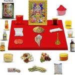 S.K Satyanarayan Puja Kit/Satyanarayan Pujan Samagri for Pooja Hindu Religion/Satyanarayan Pooja Samagri and Hawan Samagri Kit (40+ Items)