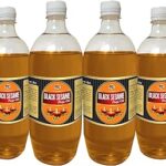 WQT - Black Sesame (Kala Til) Pooja Oil 1000 ML (Pack of 4) for Diya and Religious Ceremonies Special for Poojan and Akhand Jyot, Havan Pooja