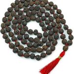 Remedywala mala 108 Beads Original Gemstone 8 mm Beads Mala | Best AAA Quality Beads Activated, Energized Black jap mala for Yoga Meditation, Chanting & Healing