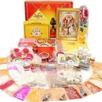 Arkam Saraswati Puja Samagri Kit for Basant Panchami/Saraswati Pujan/Basant Panchami Pooja/Vasant Panchami Puja (45+ Items) with Detailed Puja Vidhi in Hindi