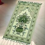 Weavers Villa Prayer Mat/Aasan/Meditation Mat/Multipurpose Velvet Rug Mats... [Size: 70cm X 110cm]