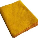 SHREE EXIM? Prayer Mat Woolen Fabric Aasan for Meditation,Pooja,Chanting (30 X 20 Inch) (Yellow)
