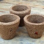 Deep Prints Aviral Cow Panchgavya Empty 100 Dung Cups Dhuni Suitable for Natural Your Choice Filling as Sambrani / Loban/Guggal Camphor Hawan samagri ( Mega Pack -100 Cup), Brown (AV010)