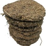 Cow Dung Cakes | Natural Eco-Friendly Gobar Upla for Havan, Pooja & Agnihotra | Organic, Air Purifier & Manure | Sun-Dried, Moisture-Free, 10-Inch Round, 5 Piece