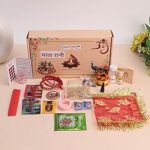 Click Pujan Matarani Pujan Kit - Dhoop Sticks/Chandan Tikka/Gangajal/Rooi Batti/Moli/Kalawa/Arti Sangrah |All in One | Divine Samagri Box for Devotional Offerings
