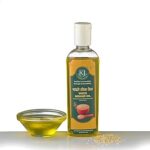 KJ Farm Fresh Wooden Cold Pressed White Sesame Seeds Oil/Mole/Safed Til Ka Tail/Unrefined Cooking/Pooja Til Oil, Pack of 1, 100ML