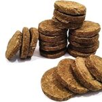 Shri Ram Organics Cow Dung Cake || Upale || for Air Purifier and Stop Mosqutos || 20 Pc|| Size_5.5 * 1 CM