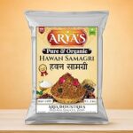Arya Havan Samagri | Mix of Many Pure and Natural Herbs in Hawan Samagri(with Guggul) | no Artificial Ingredients. (200 gm)
