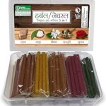 Parag Fragrances Herbal & Natural 5 in 1 Dhoop Sticks 250Gm Pack/Rose, Sandalwood, Mogra, Camphor & Kasturi / 50Gram Each/Economical Monthly Pack Dhoop Sticks for Puja & Home Fragrance