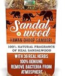 Parag Fragrances Sandalwood Hawan Dhoop Samagri Hawan Samagri with 36 Types of Herbs/Hawan Samagri for Dhoop, Hawan or Yagya (150gm)
