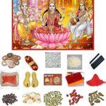 Himshikhar || Diwali Puja Kit/Laxmi-Ganesh Pooja kit with Laxmi-Ganesh-Sarswati Poster & Complete Poojan Samagri (16 Item,Standard Quality) by Green World Pooja Samagri